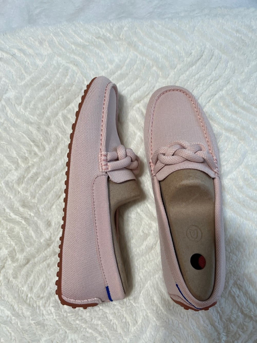 Rothy’s The Braid Driver Loafer Cakepop Pink Size 11.5 NIB Sustainable Knit - Picture 12 of 16
